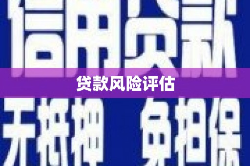 工业园区贷款风险评估