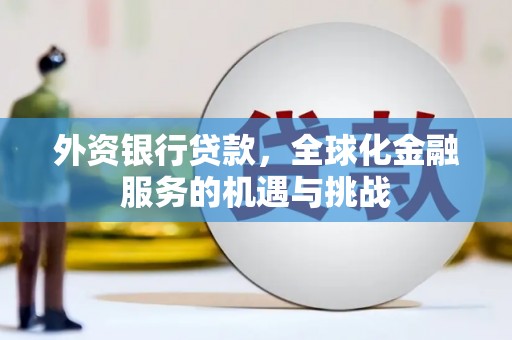 工业园区外资银行贷款，全球化金融服务的机遇与挑战