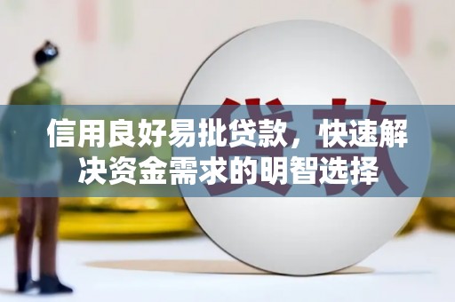 工业园区信用良好易批贷款，快速解决资金需求的明智选择