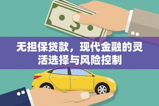 工业园区无担保贷款，现代金融的灵活选择与风险控制