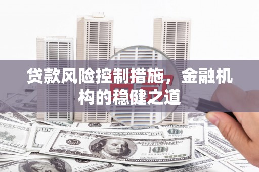 工业园区贷款风险控制措施，金融机构的稳健之道