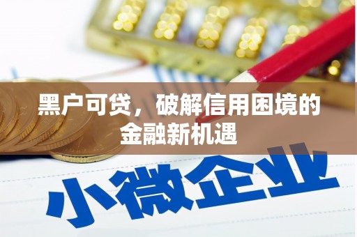 工业园区黑户可贷，破解信用困境的金融新机遇